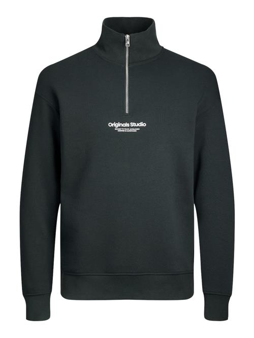 JACK & JONES Sweatshirt 'JORVesterbro '  gran / hvid