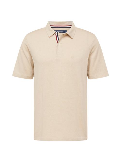 JACK & JONES Bluser & t-shirts 'JPRBLUBENJAMIN'  beige / navy / rød / hvid