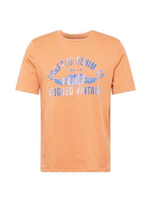 JACK & JONES Bluser & t-shirts 'JPRBLUOLLIE'  blå / lyseorange / hvid