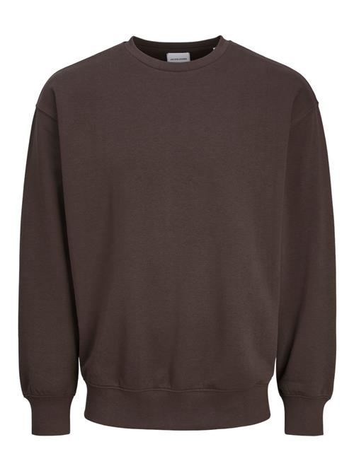 JACK & JONES Sweatshirt 'JJECharge'  mørkebrun