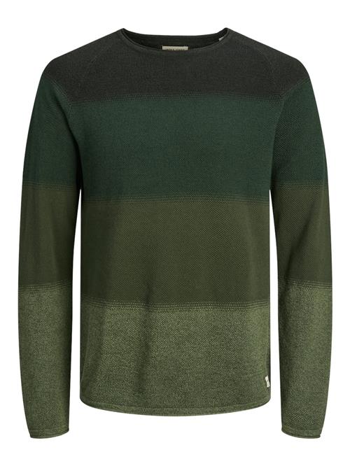 JACK & JONES Pullover 'Hill'  grøn / gran / mørkegrøn / grøn-meleret