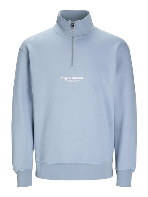 Se JACK & JONES Sweatshirt  blå / hvid ved About You