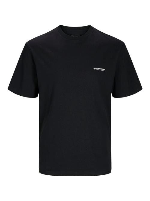 Se JACK & JONES Bluser & t-shirts 'JORPORTLAND'  dueblå / sort / hvid ved About You