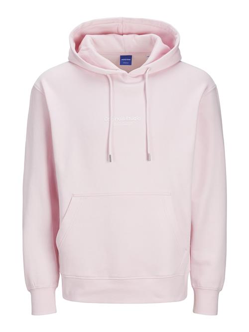 Se JACK & JONES Sweatshirt  lyserød / hvid ved About You