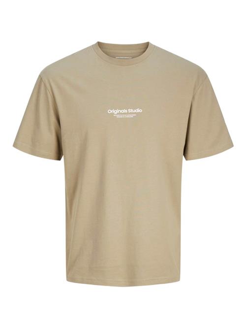 Se JACK & JONES Bluser & t-shirts 'JJVesterbro'  beige / hvid ved About You