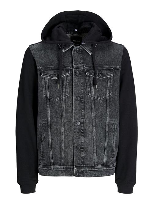 Se JACK & JONES Overgangsjakke 'JJIJEAN'  sort / black denim ved About You