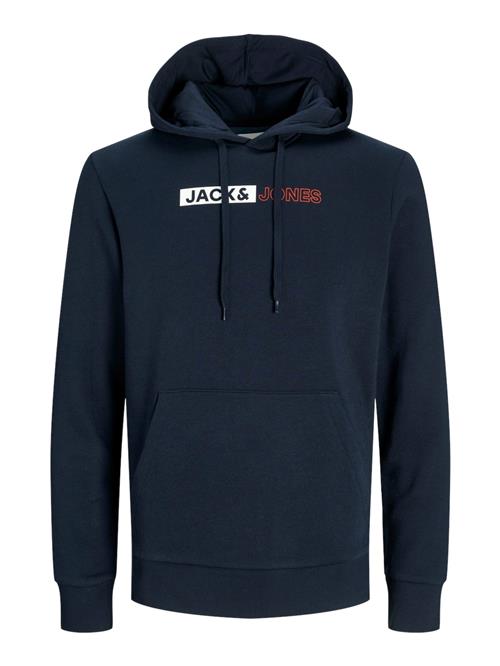 Se JACK & JONES Sweatshirt  marin / rød / hvid ved About You