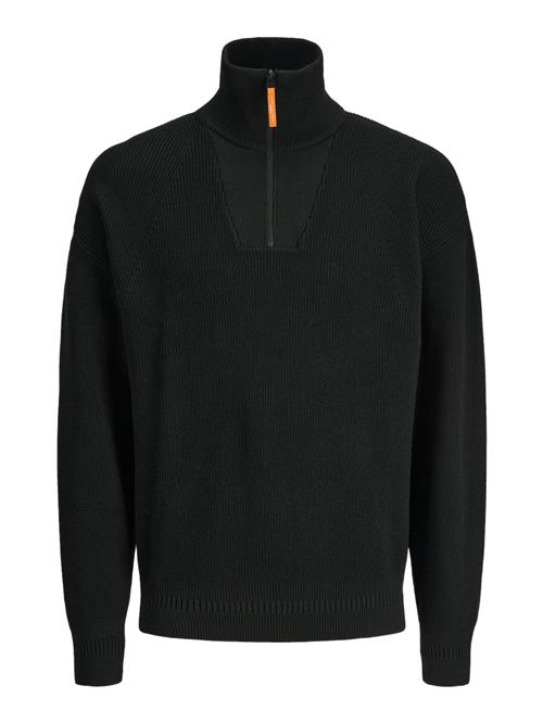 JACK & JONES Pullover  mørkeorange / sort