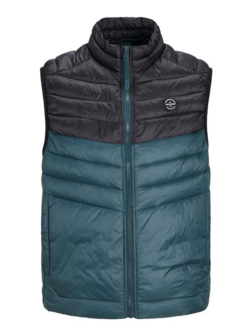 JACK & JONES Vest 'JJESprint'  petroleum / sort