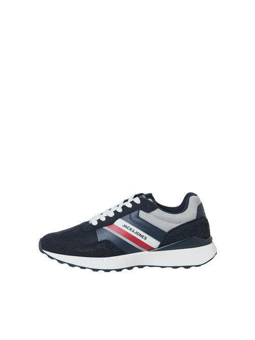 JACK & JONES Sneaker low 'JFWBoston'  navy / opal / rød / hvid