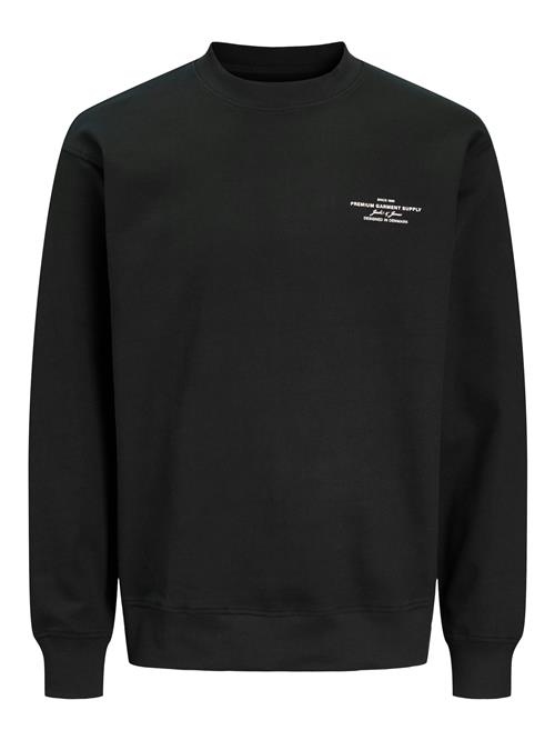 Se JACK & JONES Sweatshirt 'JPRCcchad'  sort / hvid ved About You