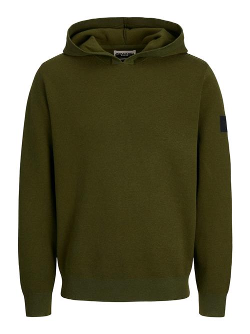 JACK & JONES Pullover 'JCOAero'  mørkegrøn