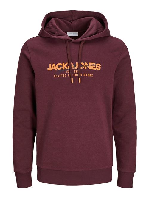 Se JACK & JONES Sweatshirt 'JJALVIS'  orange / vinrød ved About You