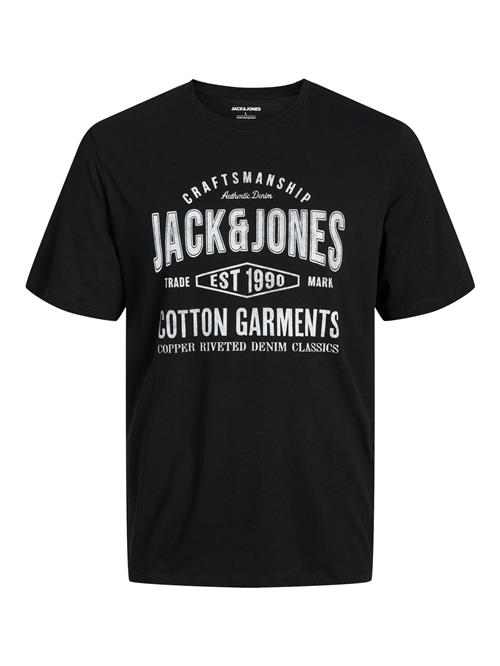 Se JACK & JONES Bluser & t-shirts 'JJJEANS'  sort / hvid ved About You