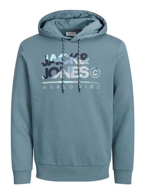 Se JACK & JONES Sweatshirt 'JJLuke'  navy / dueblå / grå ved About You