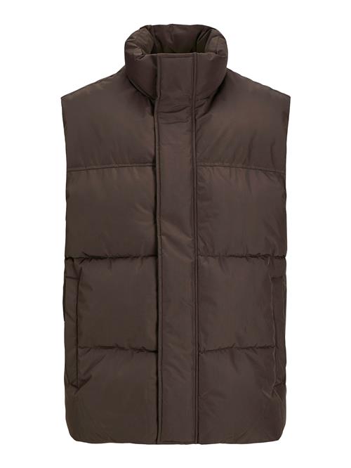 JACK & JONES Vest 'JJEBradley'  mørkebrun