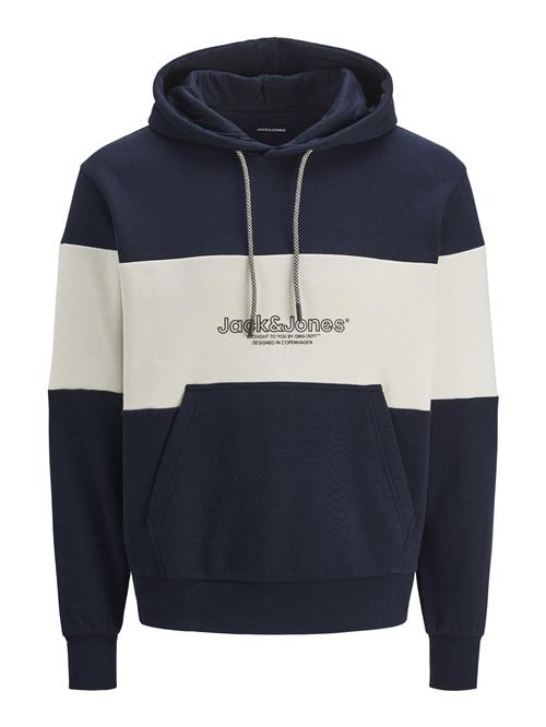 Se JACK & JONES Sweatshirt  blå / hvid ved About You