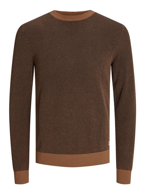 JACK & JONES Pullover 'JJEGlobe'  pueblo / sort