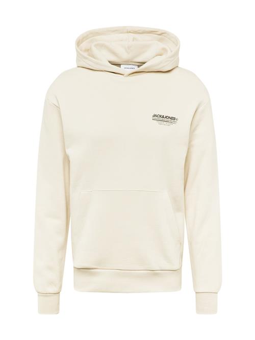 JACK & JONES Sweatshirt 'JJOlive'  creme / sort