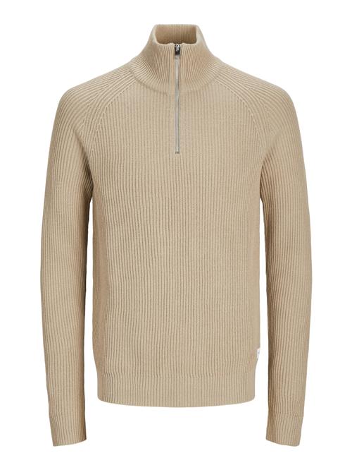 Se JACK & JONES Pullover 'JJPANNEL'  mørkebeige ved About You