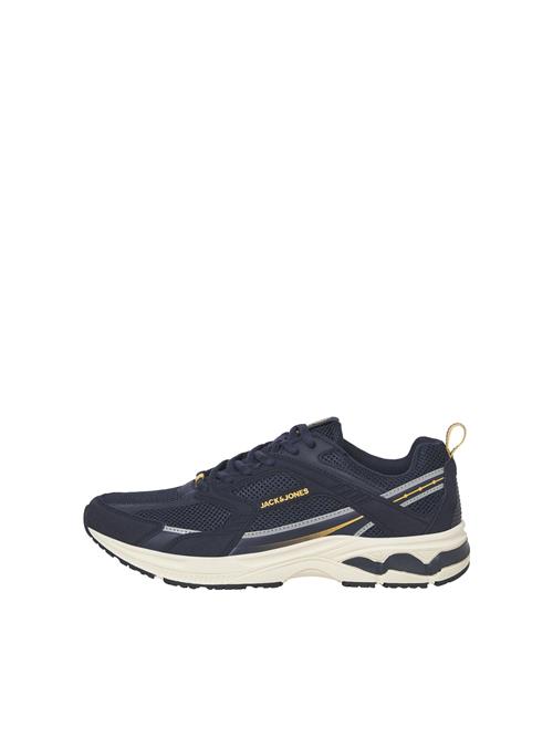 JACK & JONES Sneaker low 'JFWTokyo'  navy / gul / sølvgrå