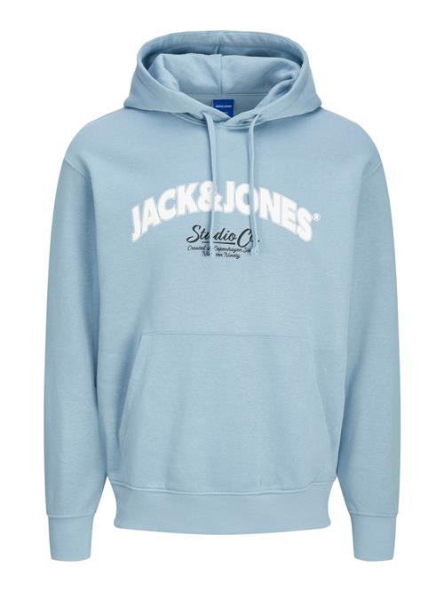 JACK & JONES Sweatshirt 'JORBronx'  lyseblå / sort / hvid