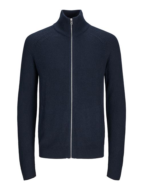 JACK & JONES Cardigan 'JJPANNEL'  navy