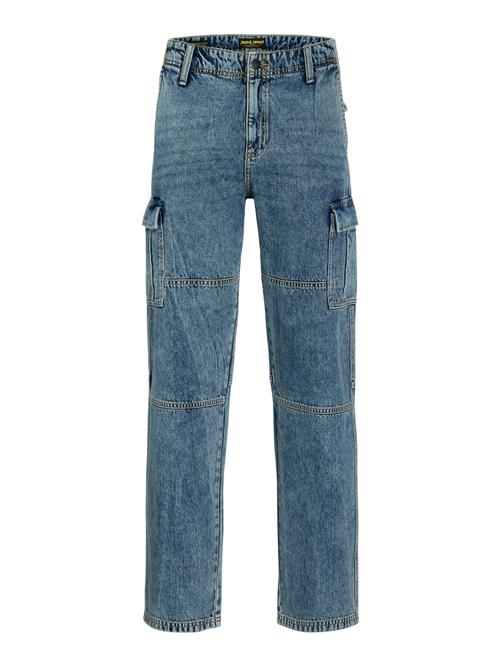 Se JACK & JONES Cargojeans 'Eddie Wade'  blue denim ved About You