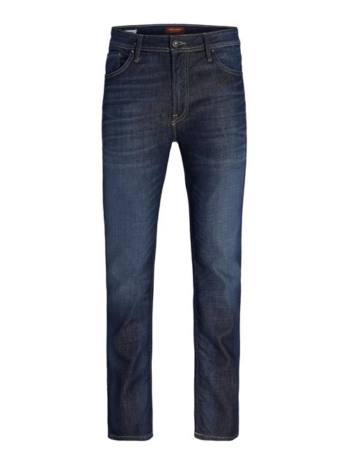 JACK & JONES Jeans 'Clark'  blå / brun