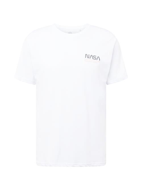 Se ALPHA INDUSTRIES Bluser & t-shirts 'Skylab Nasa T'  blå / orange / sort / hvid ved About You