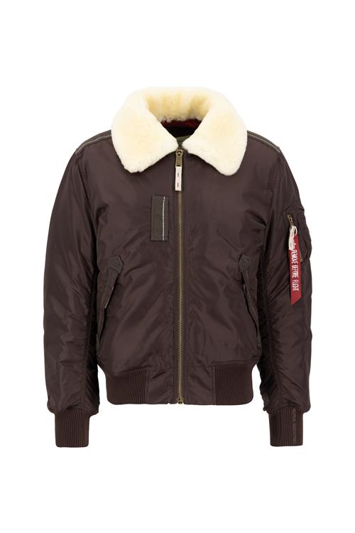 ALPHA INDUSTRIES Overgangsjakke 'Injector III'  lysebeige / mørkebrun