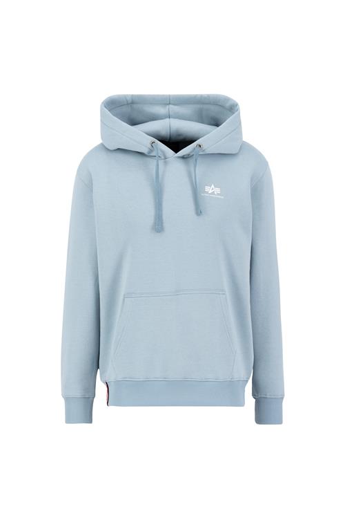 Se ALPHA INDUSTRIES Sweatshirt  røgblå / hvid ved About You