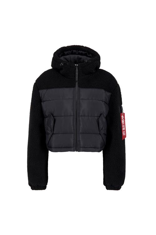 ALPHA INDUSTRIES Vinterjakke  antracit / rød / sort / hvid