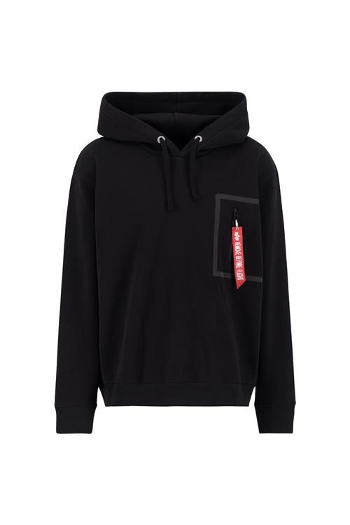 Se ALPHA INDUSTRIES Sweatshirt  rød / sort ved About You