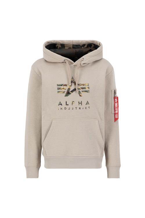 ALPHA INDUSTRIES Sweatshirt  beige / brun / blodrød / hvid