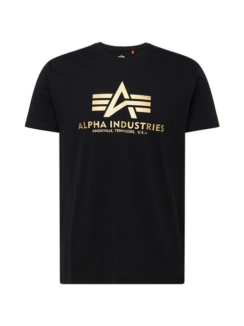 ALPHA INDUSTRIES Bluser & t-shirts  guld / sort