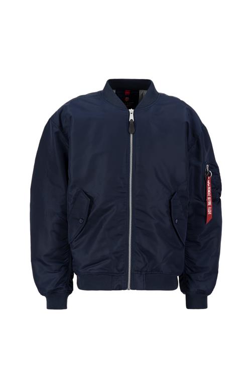 ALPHA INDUSTRIES Overgangsjakke 'MA-1 CS'  navy / rød / hvid