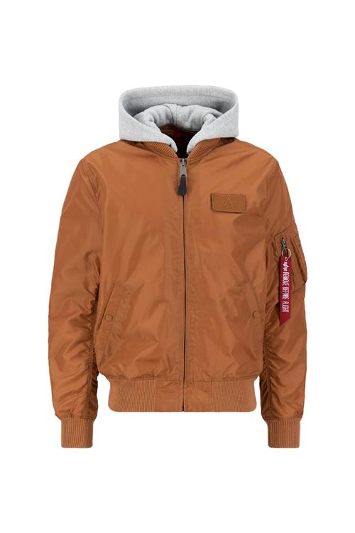 ALPHA INDUSTRIES Overgangsjakke  cognac / lysegrå