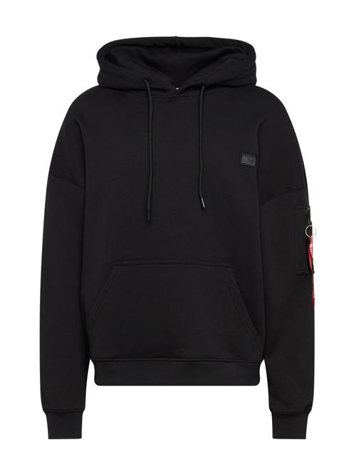 ALPHA INDUSTRIES Sweatshirt 'Essentials'  rød / sort / hvid