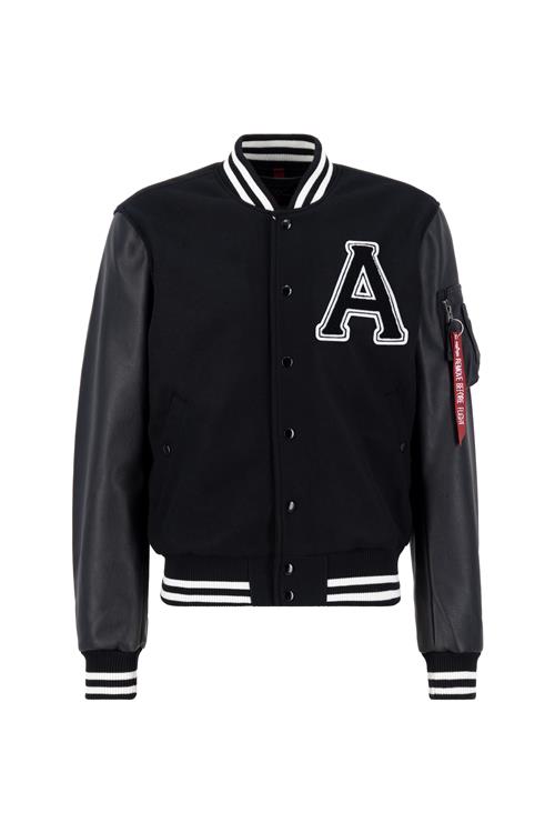 ALPHA INDUSTRIES Overgangsjakke  sort / hvid