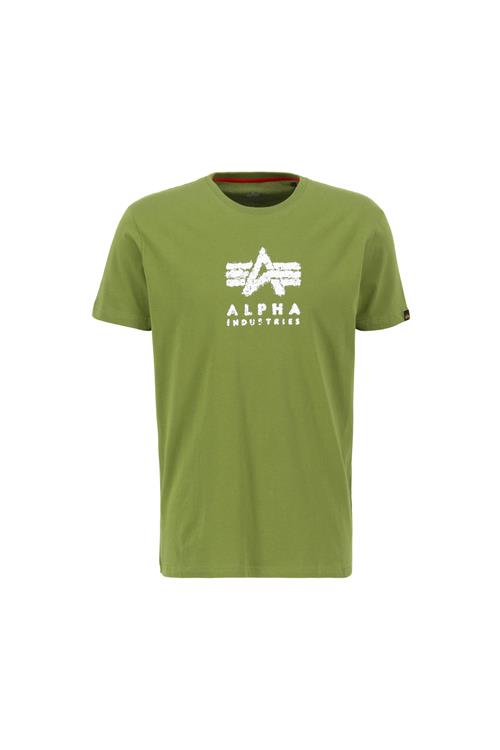 ALPHA INDUSTRIES Bluser & t-shirts  grøn / kiwi / hvid