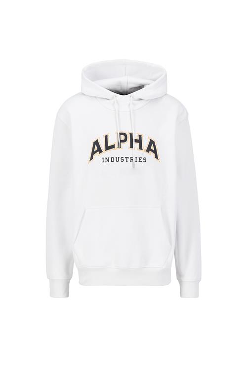 ALPHA INDUSTRIES Sweatshirt  beige / sort / hvid