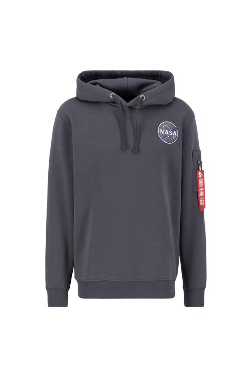 ALPHA INDUSTRIES Sweatshirt 'NASA'  grå / grøn / lilla / sort / hvid