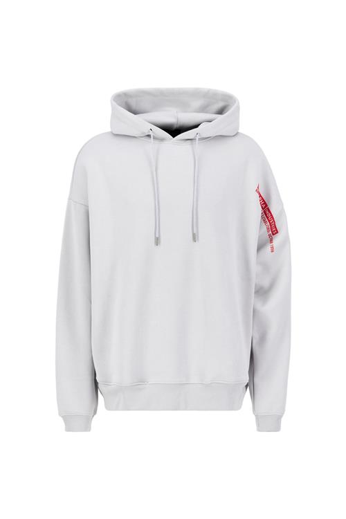 Se ALPHA INDUSTRIES Sweatshirt  grå / rød ved About You