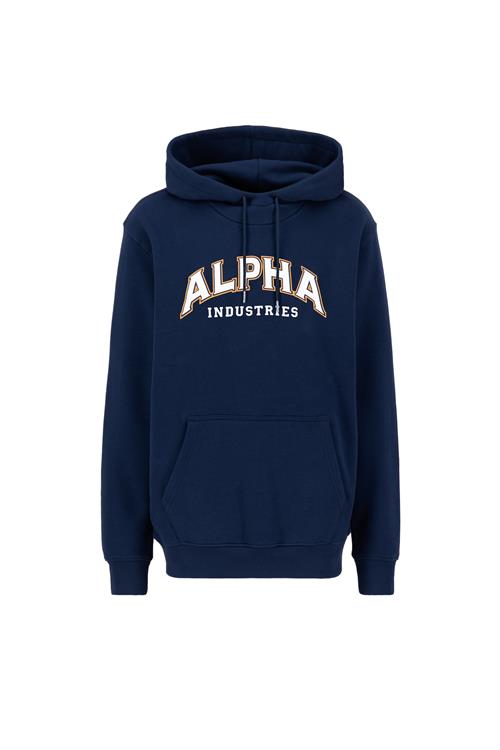 Se ALPHA INDUSTRIES Sweatshirt  navy / hvid ved About You