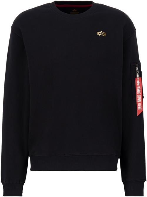 Se ALPHA INDUSTRIES Sweatshirt  gul / blodrød / sort ved About You