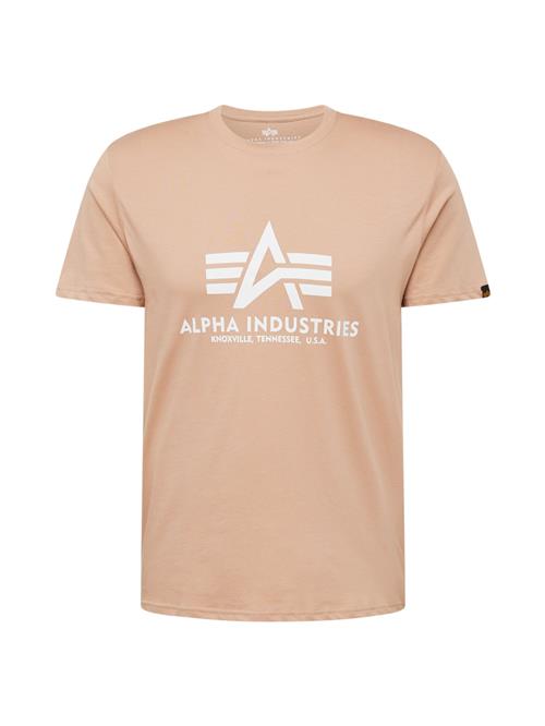 ALPHA INDUSTRIES Bluser & t-shirts  pastelorange / hvid