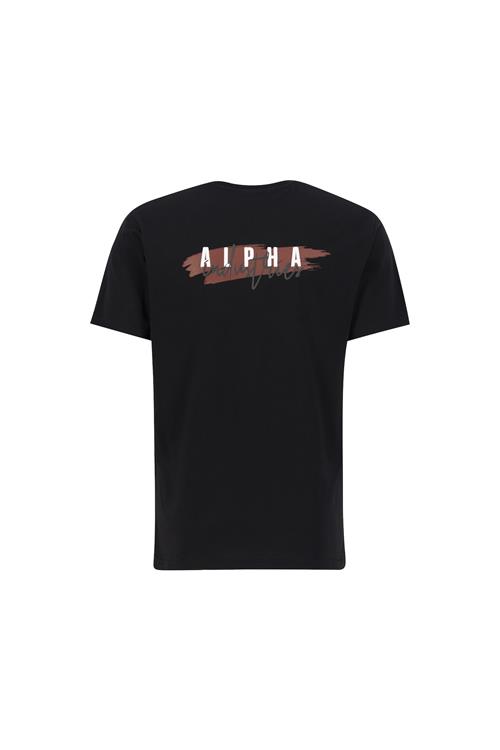 ALPHA INDUSTRIES Bluser & t-shirts  grå / rød / sort / hvid