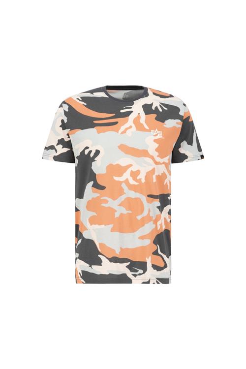 ALPHA INDUSTRIES Bluser & t-shirts 'T Camo'  blandingsfarvet / orange