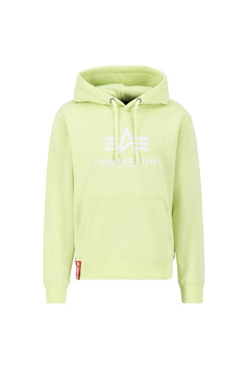 ALPHA INDUSTRIES Sweatshirt  lime / hvid